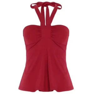 Red Halter Top